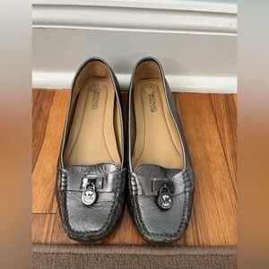 Michael Kors Women's Silver Loafers